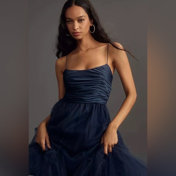 Hutch Navy Blue Maxi Dress - Picture 4 of 10